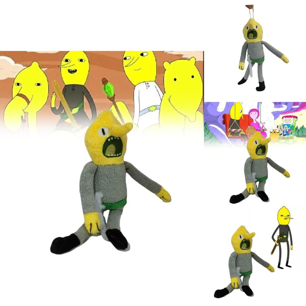 Adventure Time Earl Of Lemon Grab Plush Keychain With Short Plush Material For Collectors