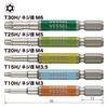 VESSEL 40V Compatible Single Head Torx Gosai Bit Set of 5 T10H/T15H/T20H/T25H/T30HÁE5 GS5P-33