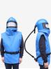 Air-Conditioned Sandblasting Helmet & Protective Suit with Oxygen Supply, Activated Carbon Filter, and Temperature Regulator