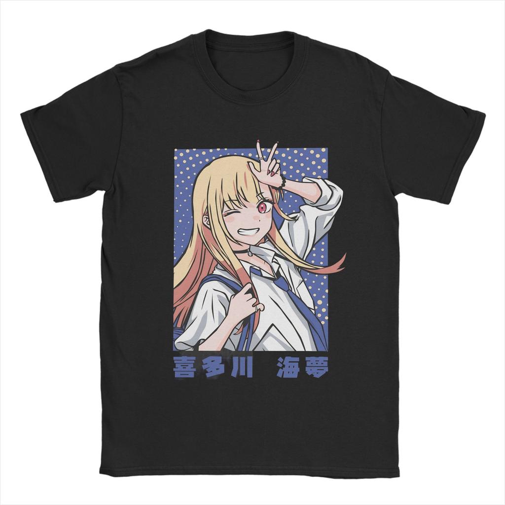 Marin Kitagawa Anime Tshirt Unisex Unisex My Dress Up Darling Awesome 100 Cotton Shirt Round Collar T Shirt New Arrival Clothes