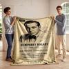 Classic Cinema Tribute Blanket for all seasons blanket lunch break throw gift