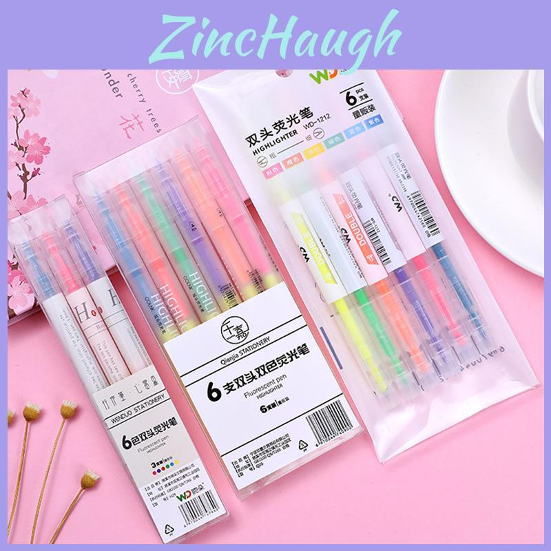 Fun And Practical Double-tipped Highlighters For Students Perfect For Note-taking