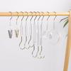 Transparent Acrylic S-Shaped Crystal Clothes Hanger Hook