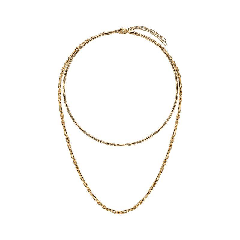 Boonee ALUs Double Layer Twin Simple Necklace goods in stock