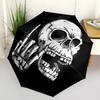 1pc Skull Hand Automatic Open/Close Umbrella, Portable Folding Umbrella, Compact Travel Umbrella For109