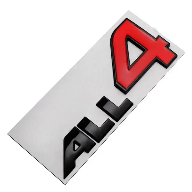 

3D Metal ALL4 Logo Door Badge Fender Emblem Sticker Car Decals For MINI Cooper R61 F60 Countryman Paceman