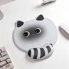 New Cartoon Cat Wrist Rest Mouse Pad Non-Slip Soft Silicone Mouse Pad Rebound Comfortable Ergonomic Desk Mat Gaming