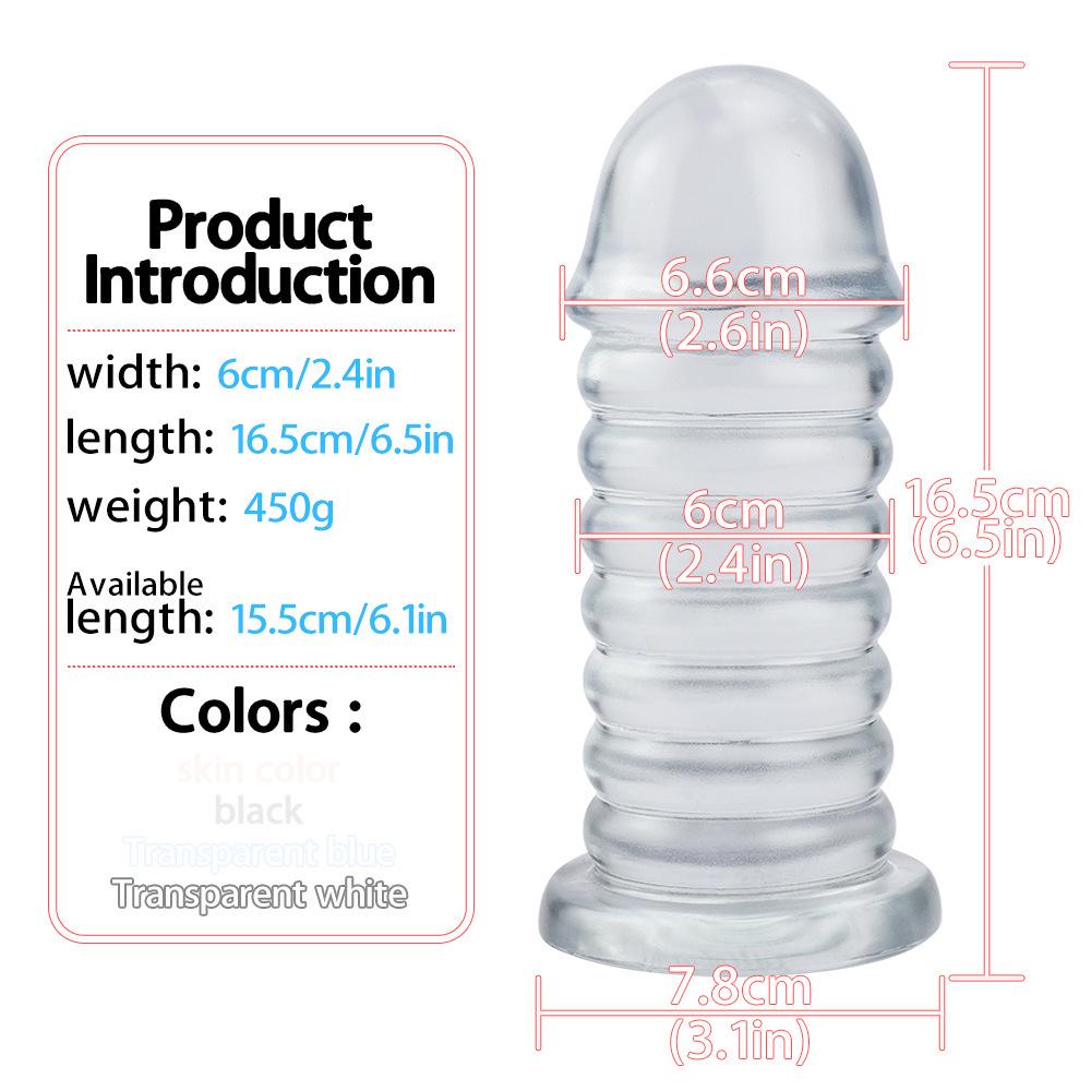 Extra-Large Anal Dilator: 9-Model Collection for Gay Fisting, Thickened PVC