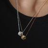 OURPIERRE GRANITO DONUT NECKLACE VERMEIL