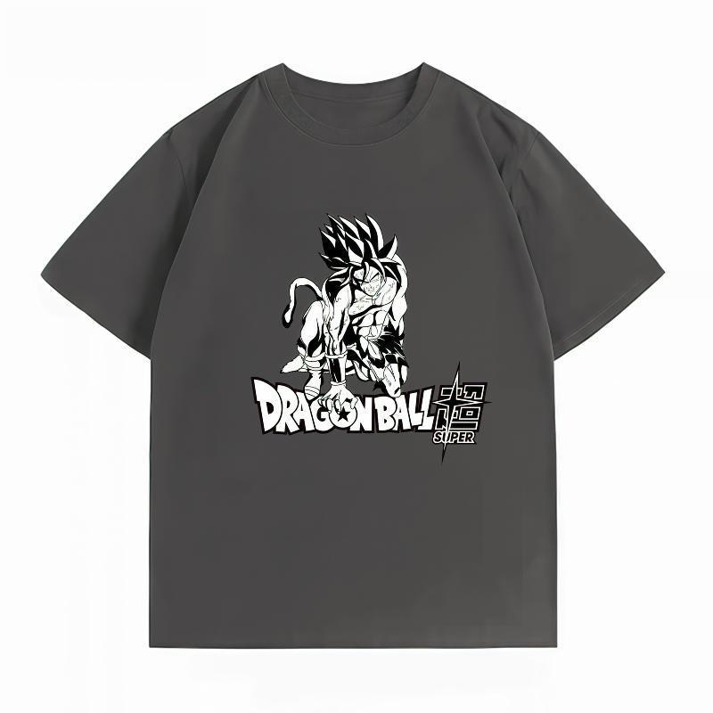 Dragon Ball Super Goku Super Saiyan 4 Print T-Shirt Casual Short Sleeve Cotton Anime Streetwear Unisex's T-Shirt