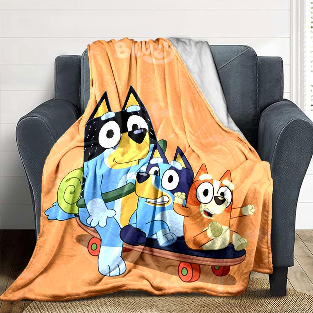 1 Stück B-Blucy Decke, Geschenk, für Männer und Frauen, Weiche Decke, Gut für Schlafsofa Couch Reisen, Leichte Flanelldecke