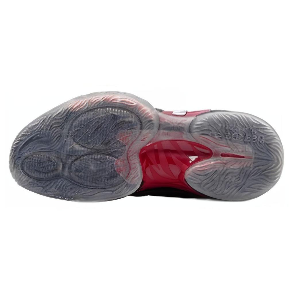Anta GH2 Hayward Fabric Synthetic Leather TPU Shock Absorption Non-Slip Wear-Resistant Supportive Mid-Top Basketball Shoes 112141105-1