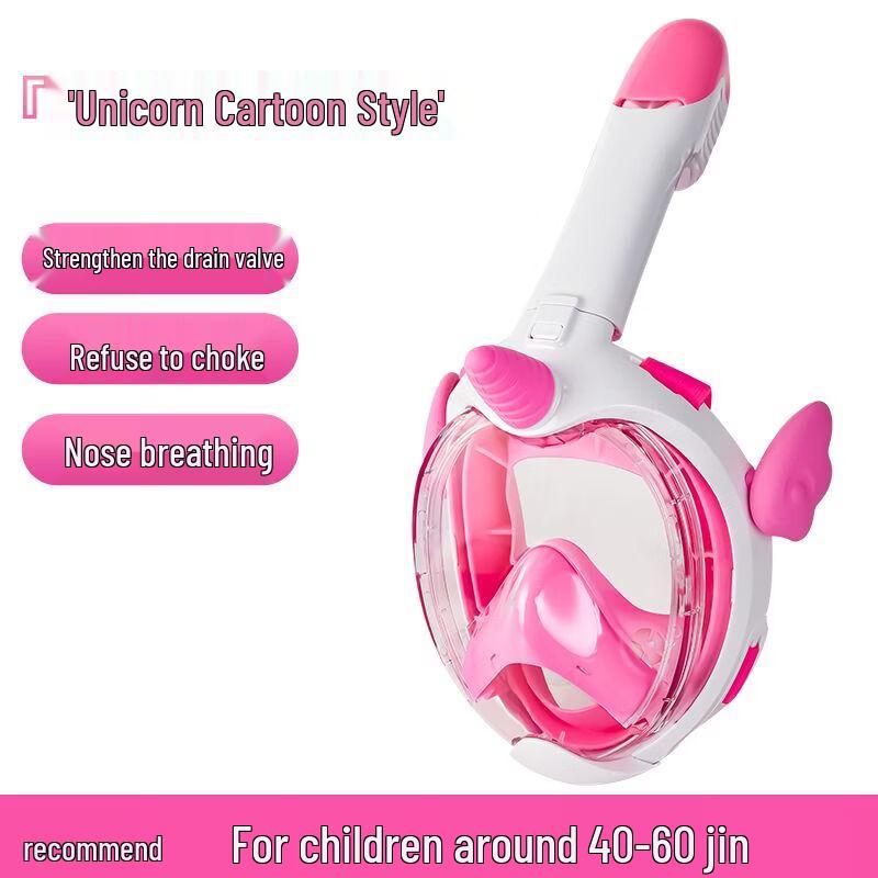 Bozhida Full Dry Dual Tube Snorkel Mask