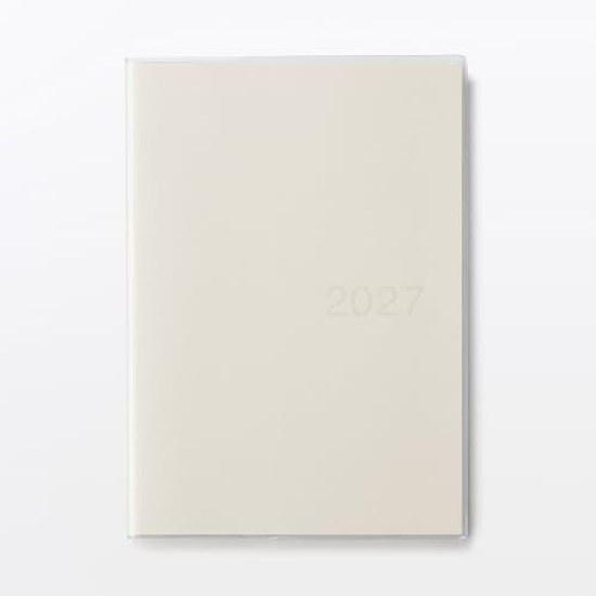 Muji Vertical Schedule Book Monthly Weekly Starting December 2026 Monday Start A5 White