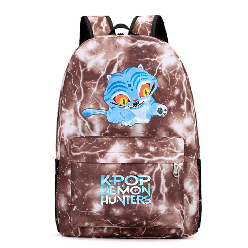 Witch Hunters Peripheral Cartoon Printing Korean Edition School Bag Primary and Secondary School Students Large Capacity Casual Simple Backpack