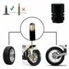 4PCS Automotive Tire Valve Cap Aluminum Alloy Explosion Proof Valve Cap Valve Core Cover Motorcycle Valve Cap Tire Universal