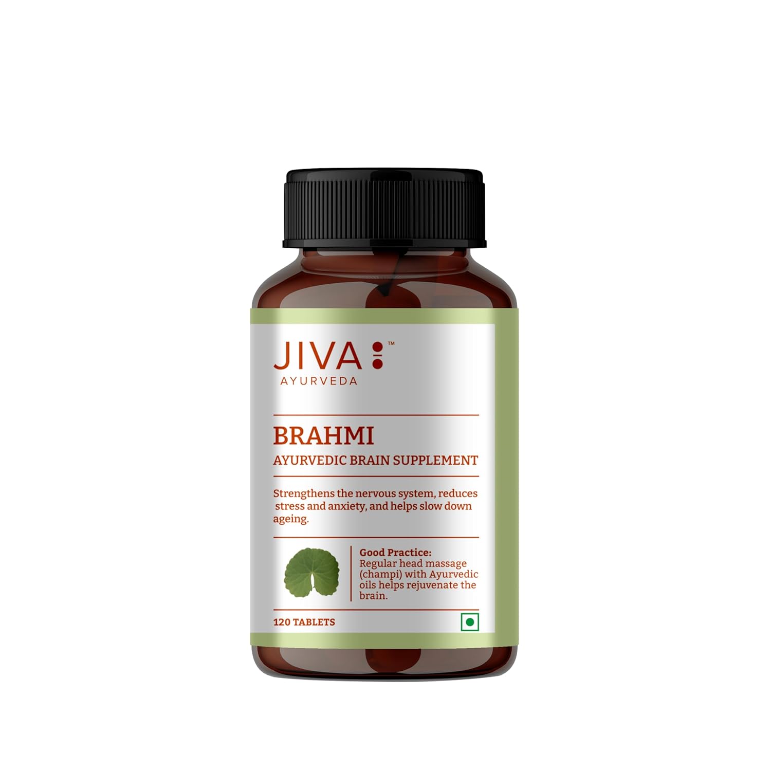 

Jiva Brahmi Tablets 500 Mg Natural Wellness Supplement For Mental Clarity And Daily Balance 120 Tablets Pack Of 1