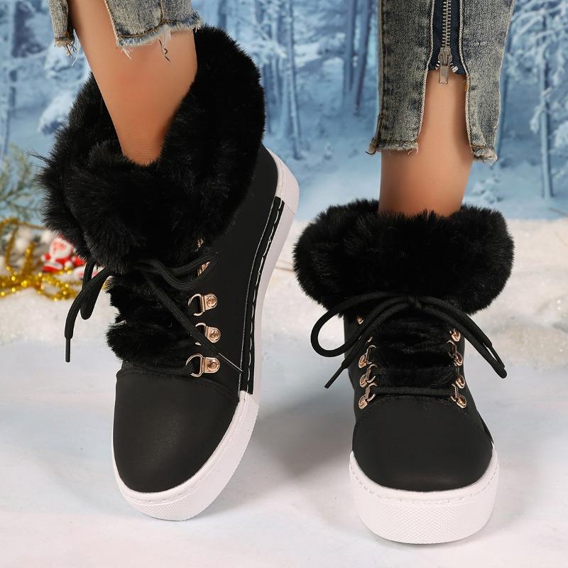 Winter New Fur Snow Boots Designer Brand Luxury Women High Shoes Characteristic Real Rabbit Hair Warm Warm Size 43 Women Shoes