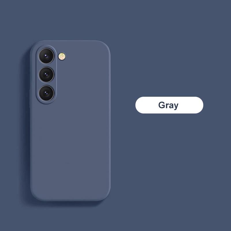 For S24 S23 Ultra Plus Case Square Liquid Silicone Phone Cases For Samsung Galaxy S24 S23 S22 Ultra Plus S24Plus S24Ultra Soft Cover