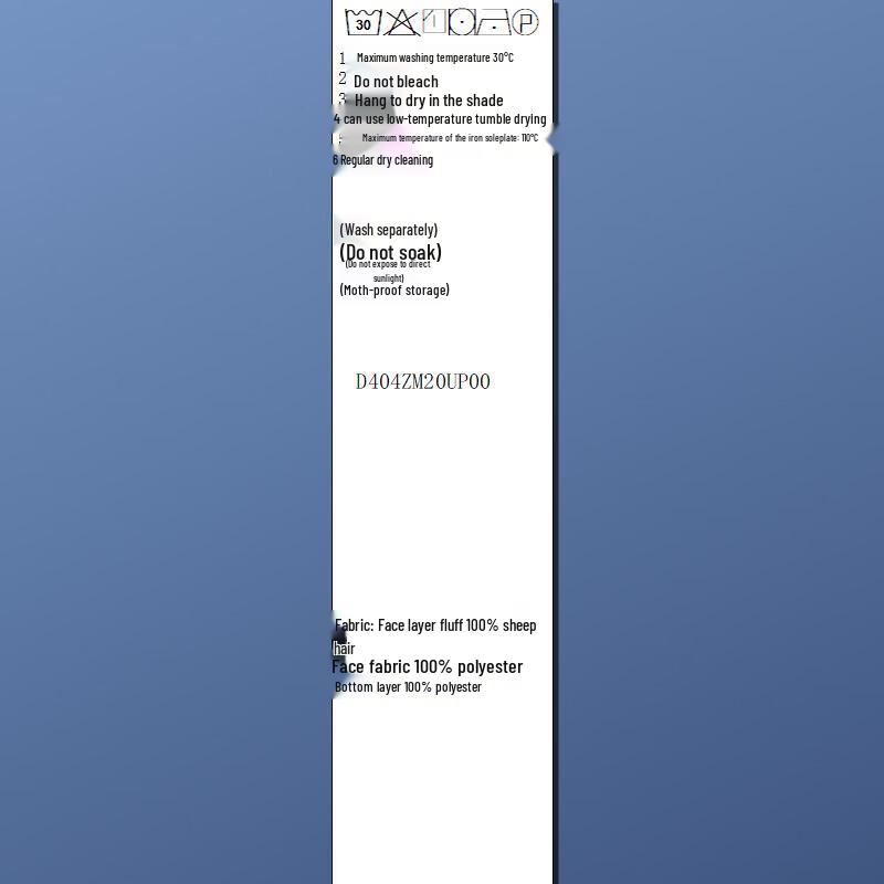 Sancai 2025 Winter Maschinenwaschbarer Mittellanger Schafwollpelzmantel