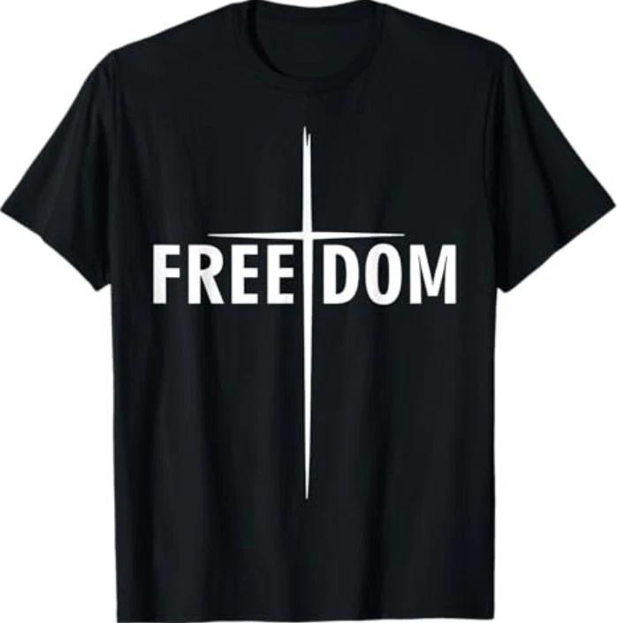 Freedom Cross Shirt Cross Freedom T-Shirt 2XL