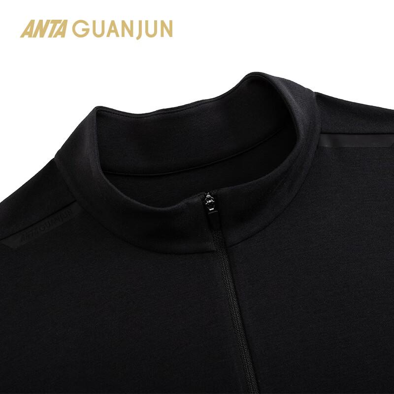 Anta Champion Men's Soft-Wool Stand Collar Long Sleeve T-Shirt