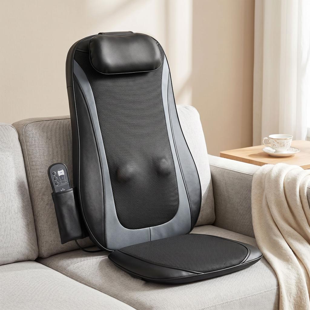 Back Massager with Heat, Deep Tissue Kneading Massage Chair