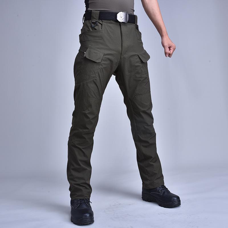 Men's IX7 Tactical Camouflage Pants: Quick-Drying, Waterproof, Wear-Resistant Outdoor Trousers for Hiking and Climbing