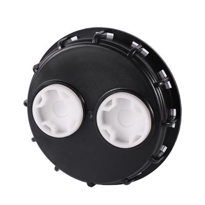 IBC Tankdeckel Tonnenfassdeckel S60 100mm 163mm 240mm Grobgewinde Wassertank Atemdeckel Doppelloch 1000L Tank Staubdichter Deckel