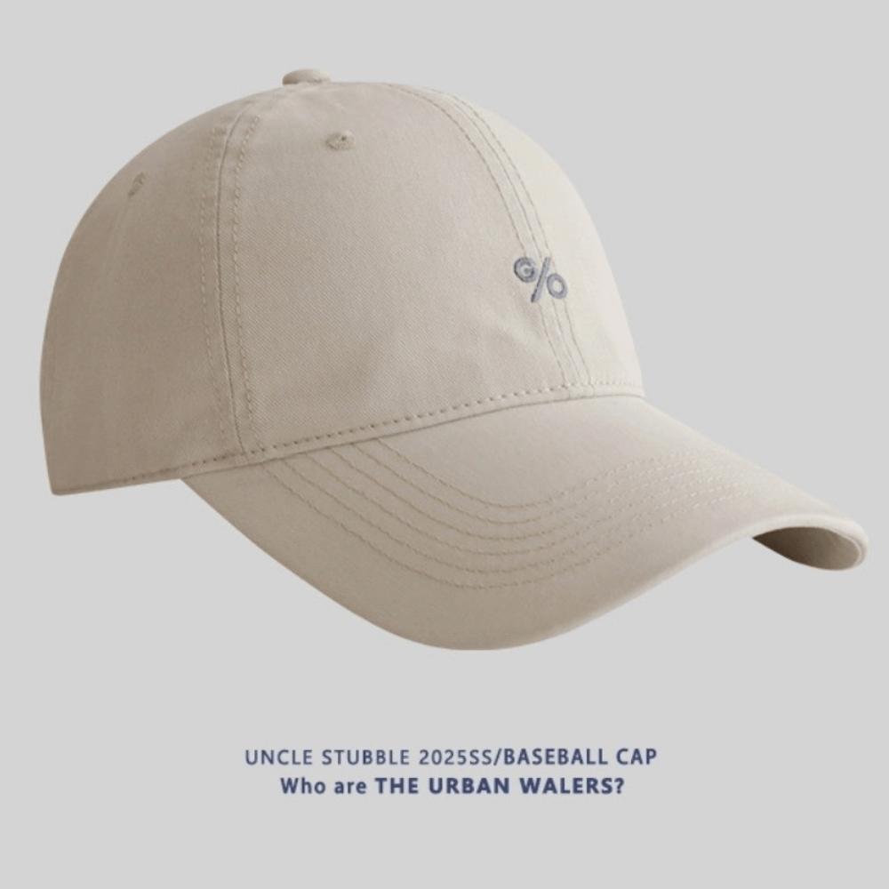 New Adjustable Sun Hats Cotton Breathable Baseball Cap Solid Color Embroidered Design Wide Brim Cap for Spring Summer Season