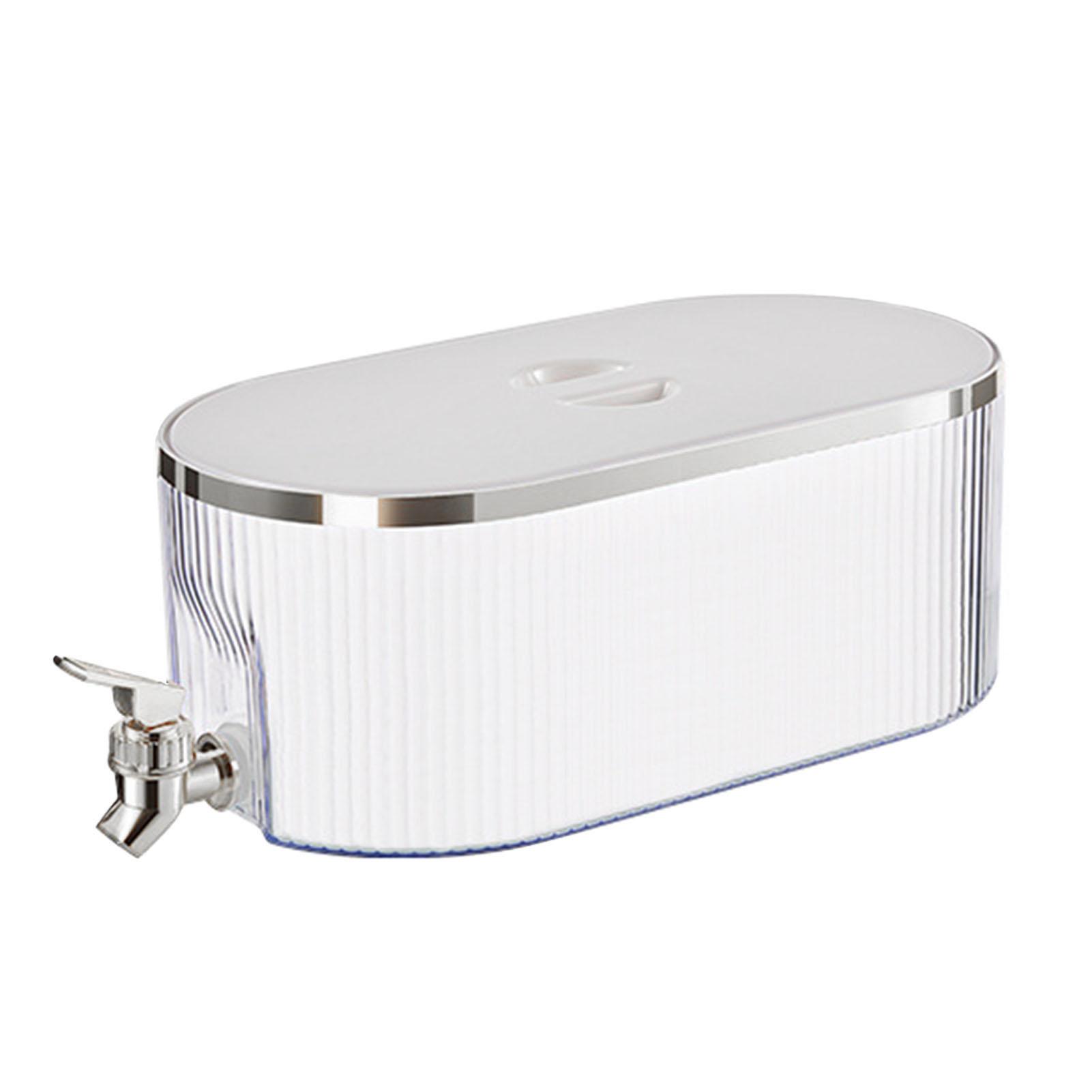 

Диспенсер для напитков PP Хорошая герметизация Большое отверстие Термостойкий Диспенсер для напитков Холодный чайник белый