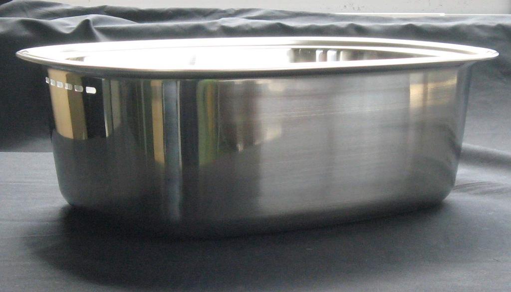 Nagao Tsubame Sanjo oválný x pro nerezový vyrobeno v Japonsku Lavór, tvar, 37.5 28.6 cm, kuchyně, ocel,