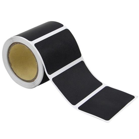 

120 шт./рулон Наклейки-этикетки Многоразовые Круглые Прямоугольные Самоклеящиеся Без следов Съемные Липкие этикетки Square