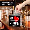 Acrylic Tips Box with Money Slot Tips jar with Lock Suggestion Donation Ballot Box for Salon Bar Coffee Shop Restaurant Counter