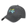 Casual Marathon Game Baseball Caps Unisex Women Distressed Denim Headwear MIDA Outdoor Summer Adjustable Fit Caps Hat