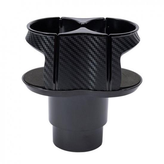 Carbon Fiber Center Console Drink Cup Holder Box For Car Interior Accessories