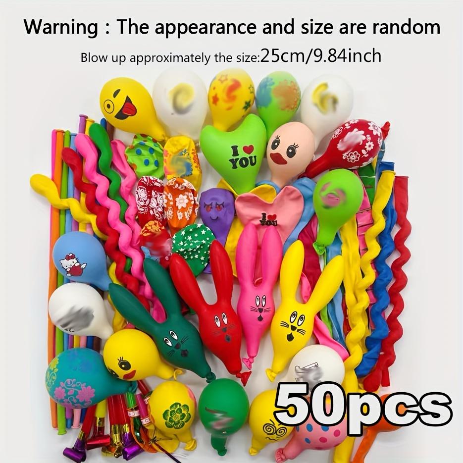 

50pcs Mixed Balloon Set For Parties - Durable Rubber, Perfect For Festive Gatherings & Balloon Supplies Balloons Decoration Set 10inch