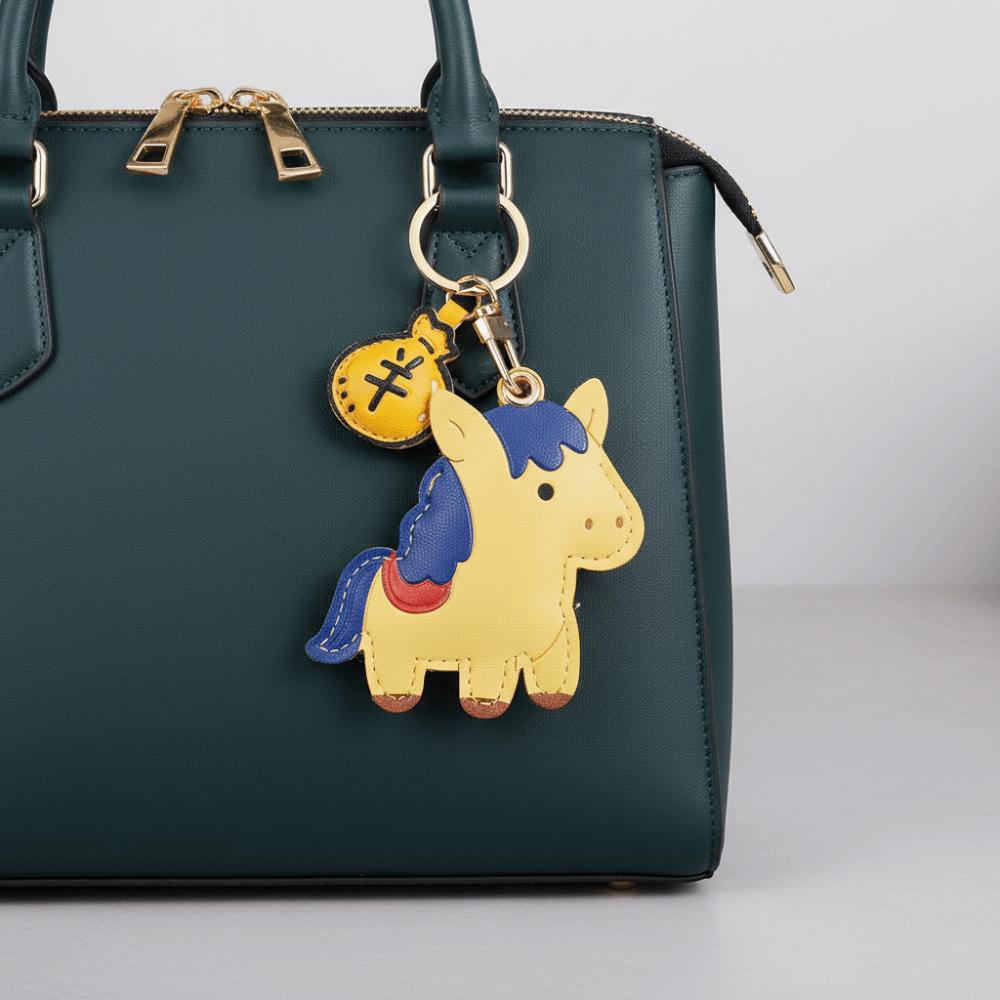 Year of Horse Horse Keychain Cartoon Horse Car Keychain Zodiac Pony Bag Charm  Year of The Horse