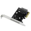 PCIe To 5-Port SATA3.0 Expansion Card Supports Cascaded Trim PCIe X4 To SATA3.0 Expansion Adapter Card for Windows/Linux/Mac OS