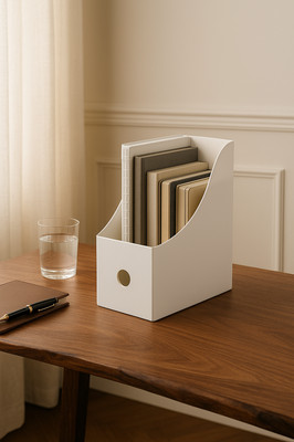 Great File Storage Box Space-saving Desk Book Sundries Organizer