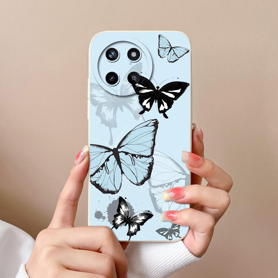Leisure Style Case For Oppo Realme 11 Pro Plus Full Protection Soft Liquid Silicone Back Cover For Realme11 4G 5G Phone Cases
