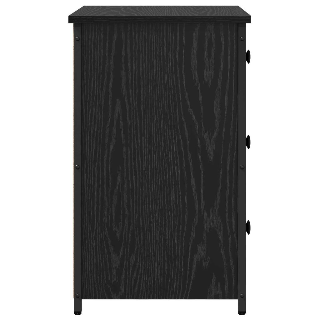 Modern retro-style sideboard, bedroom nightstand, bedside storage cabinet, three-drawer storage unit