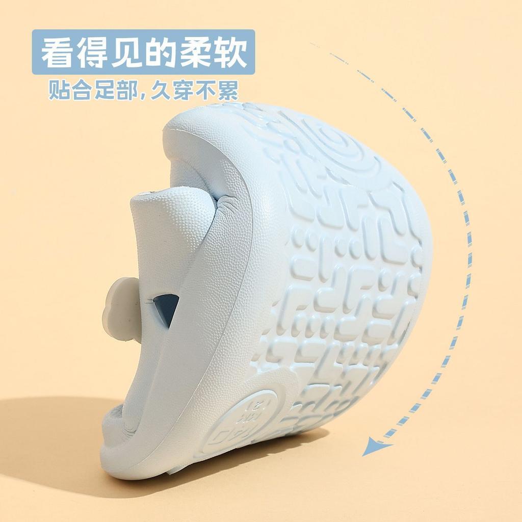 Babu bean children's slippers summer indoor baby boys girls cool slippers children non-slip children middle children home