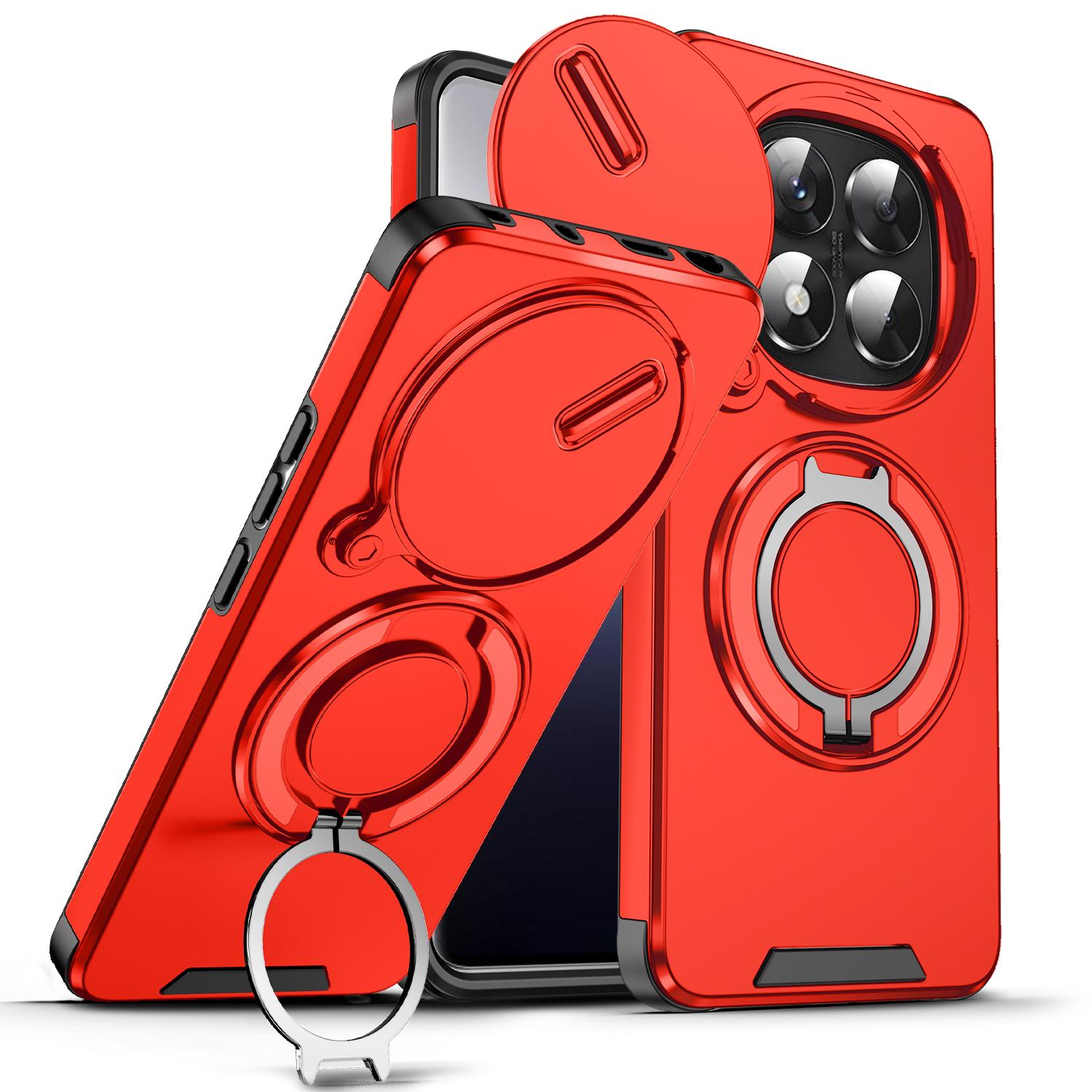 

For Xiaomi Redmi Note 14 Pro 5G Case Armor Slide Camera Protect Funda For Redmy Note 14 Pro 5G Magnet Holder Ring Cover Redmi Note 14 Pro 5G