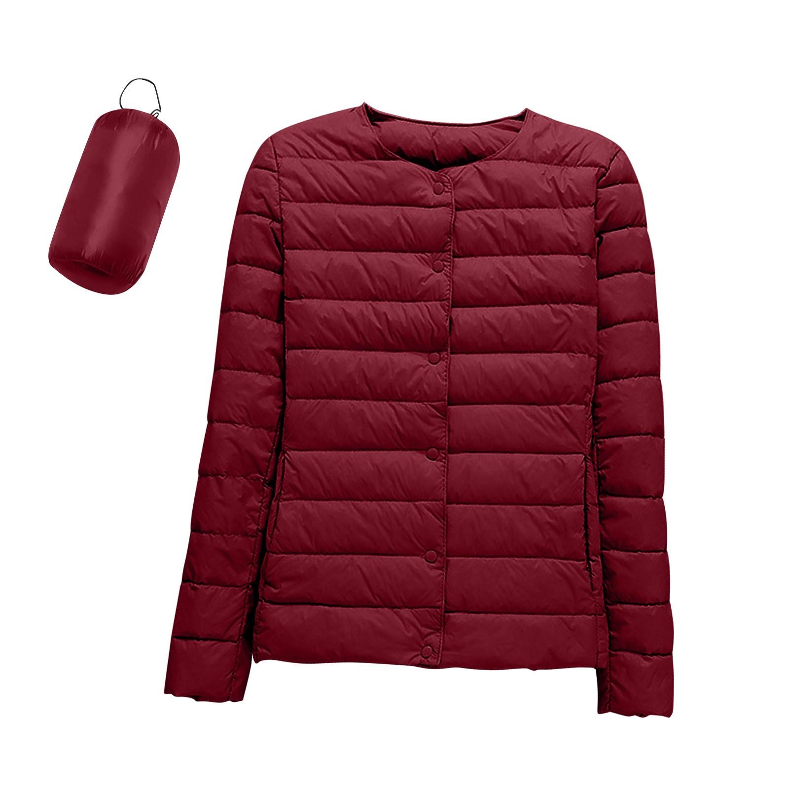 

Женская легкая пуховая куртка, однотонная, пуховая куртка с карманами XXXXL