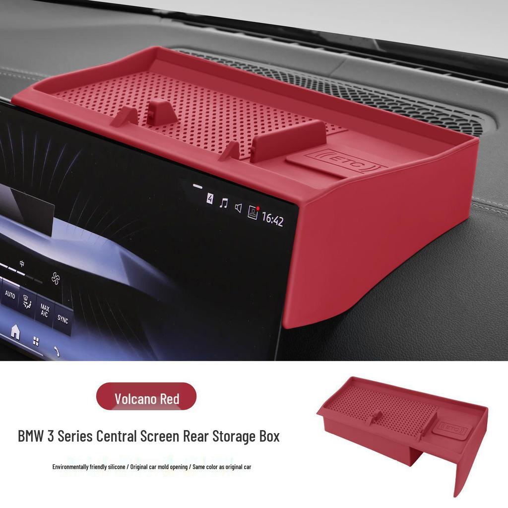 Caixa de Armazenamento de Silicone para Série 3, 5, 7 & X3, X5, X6, X7 da BMW - Console Central