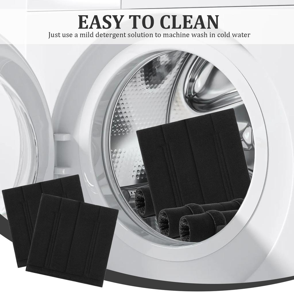 4PCS/Set Bunk Bed Ladder Pad with 8 Adjustable Straps Comfort Bunk Bed Ladder Cover with Nonslip Dots On the Bottom for Climbing