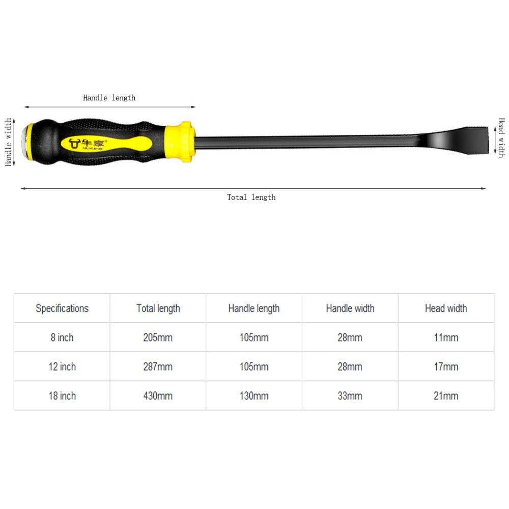 With Angled Tip Car Cylinder Shovel High Hardness Cylinder Cleaning Tool Heavy Duty Pry Bar  Board