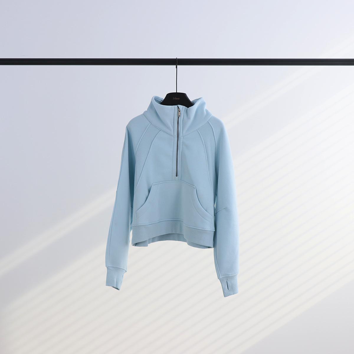 Original Lulu Scuba Stand-Up Collar Half-Zip Fleece Hoodie XXL (65-70 kg)