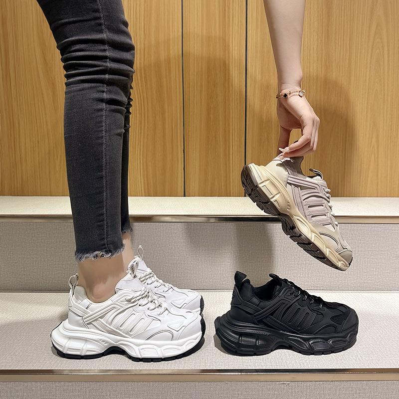 New Dad Shoes for Women Fashionable Thick-soled Sports Single Shoes